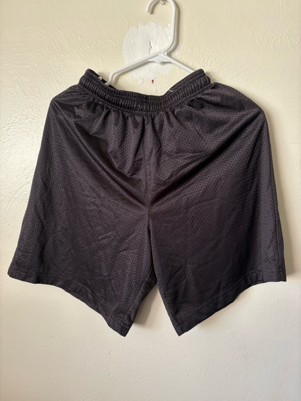 Men’s Black Mesh Athletic Shorts